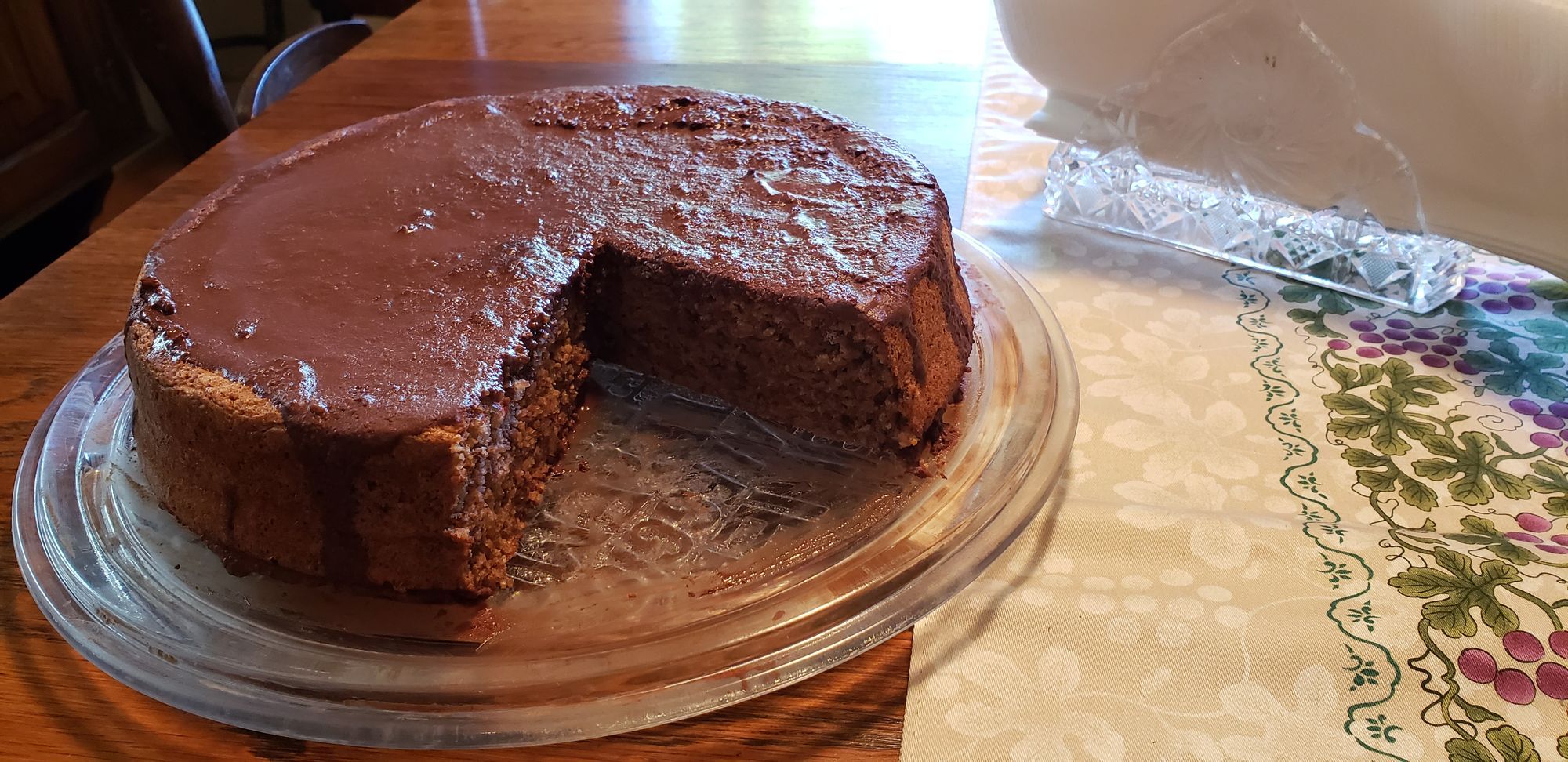 Maraschino Walnut Cake